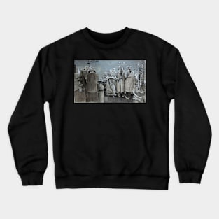 Holding Court - Drawing by Avril Thomas - Adelaide / South Australia Artist Crewneck Sweatshirt